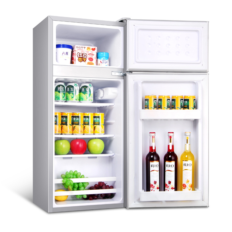 志高(chigo)bcd-69a158小型双门迷你小冰箱 家用双开门电冰箱 节能两