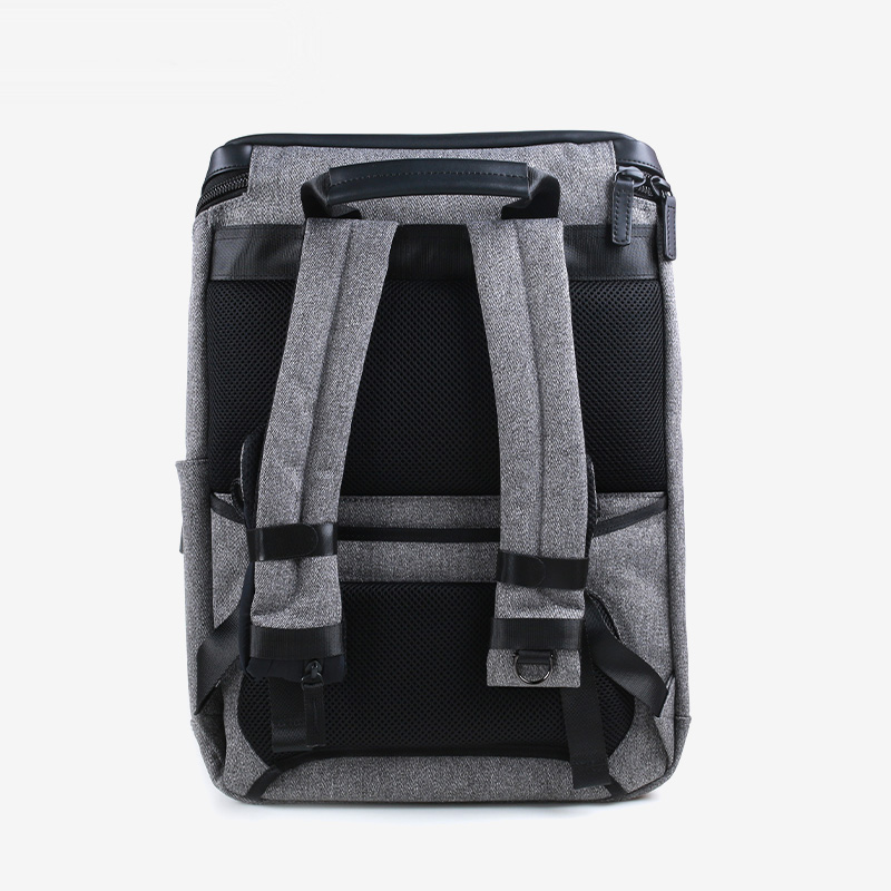 范克(VENQUE)Amsterdam商务极简风背包 深灰色高清大图