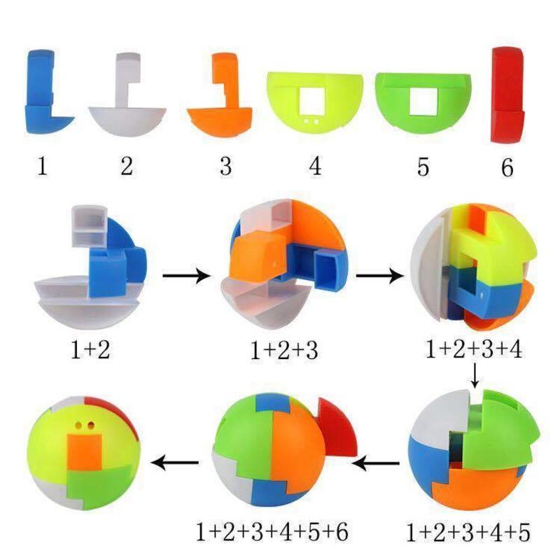 拼装圆球一个视频介绍_创意积木拼装益智玩具儿童拼插球幼儿园男孩