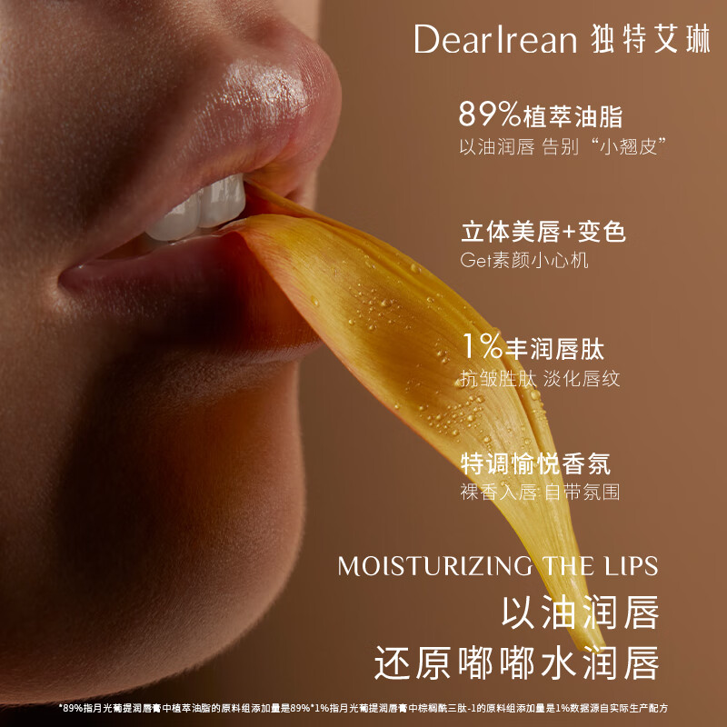 独特艾琳润唇膏(变色款)-花漾初悸 3g高清大图