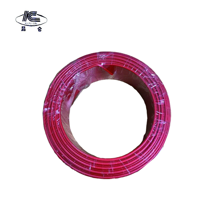 昆仑 电线450/750v ZR-BV16平方 红 /卷高清大图