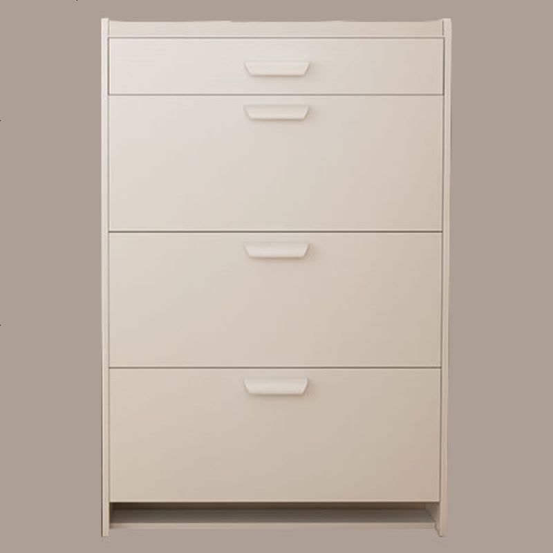 口超薄翻斗鞋柜实木纹大容量环保鞋架简约现代多功能组装厅柜 单抽55长*17厚*120高图片