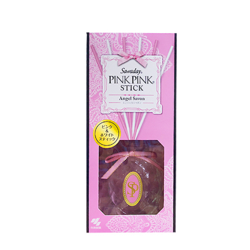 小林制药(KOBAYASHI) 日本原装 SawadayPinkPink消臭元 空气清新剂芳香剂70ml 天使皂香