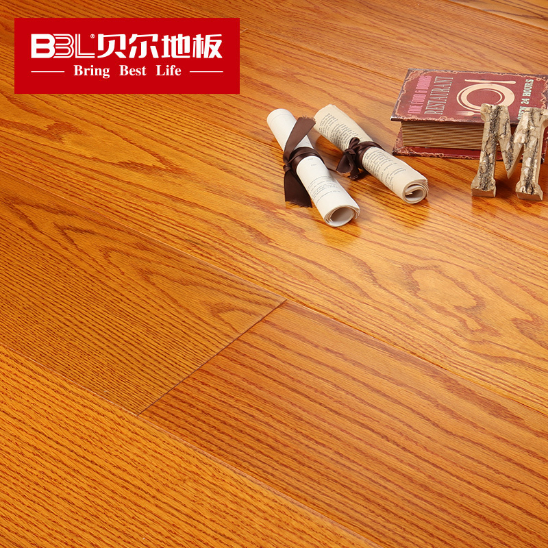 贝尔 BBL EW007 七彩橡木 深原木色多层实木地板[1㎡]