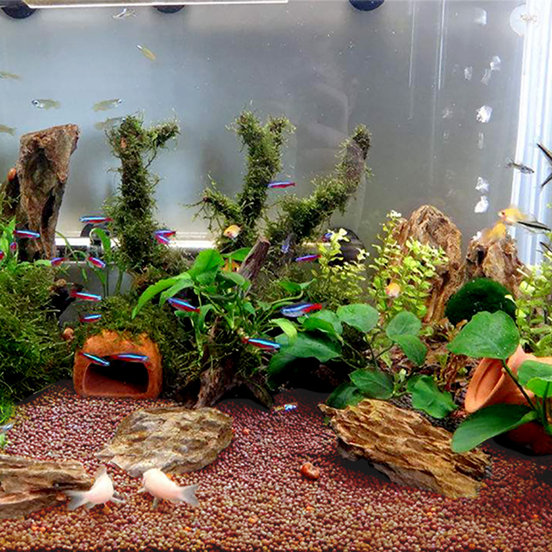 陶粒砂鱼缸陶粒砂底砂缸底砂水泥造景水族底床基肥鱼缸陶瓷沙高清大图