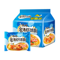 康师傅 熬制高汤方便面金汤虾球面102g*5连包