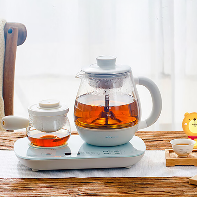 小熊煮茶器0.8L蒸汽喷淋式蒸茶壶电热水壶ZCQ-A08E1高清大图