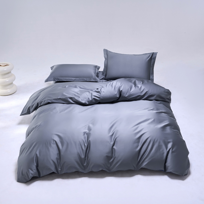 唐纳家纺 长绒棉四件套-绅士灰 200*230CM- TN-KT22030高清大图