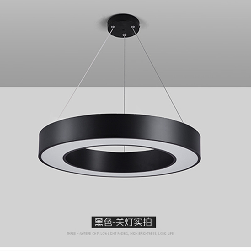 圆环吊灯led圆形灯 白色直径80cm-72瓦 白光
