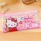 HelloKitty文件袋透明拉链防水卡通可爱A4A5B6票据夹文具办公笔袋 小号B6