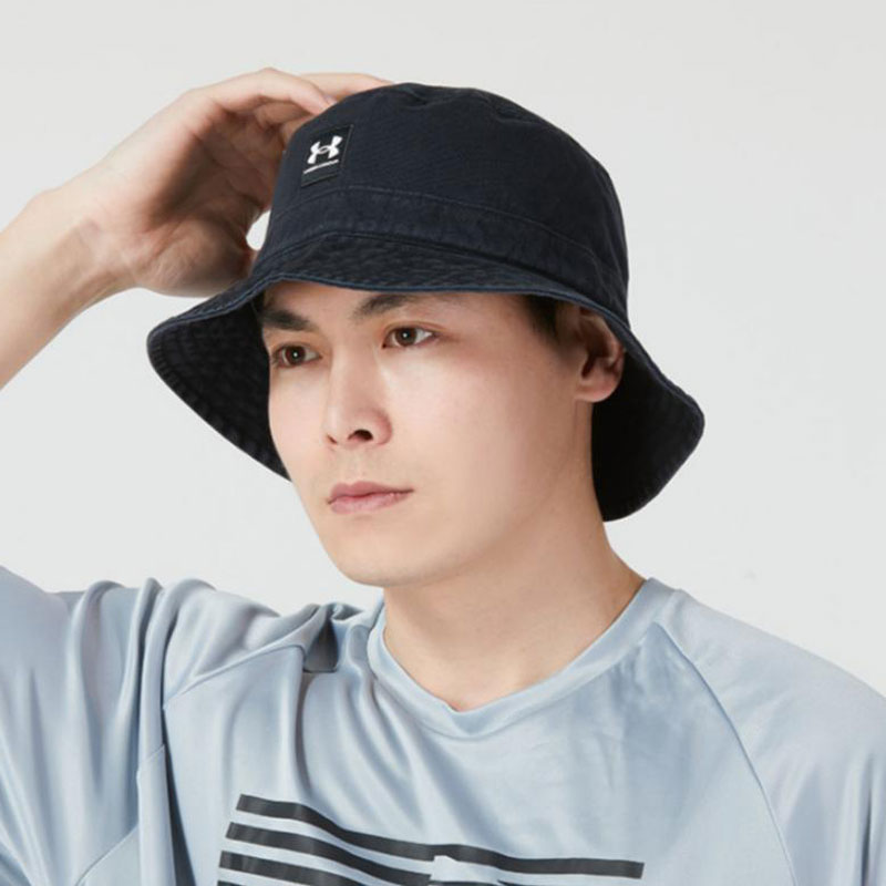 安德玛UA男帽女帽新款渔夫帽户外遮阳运动帽休闲帽1376704-001 ZP高清大图