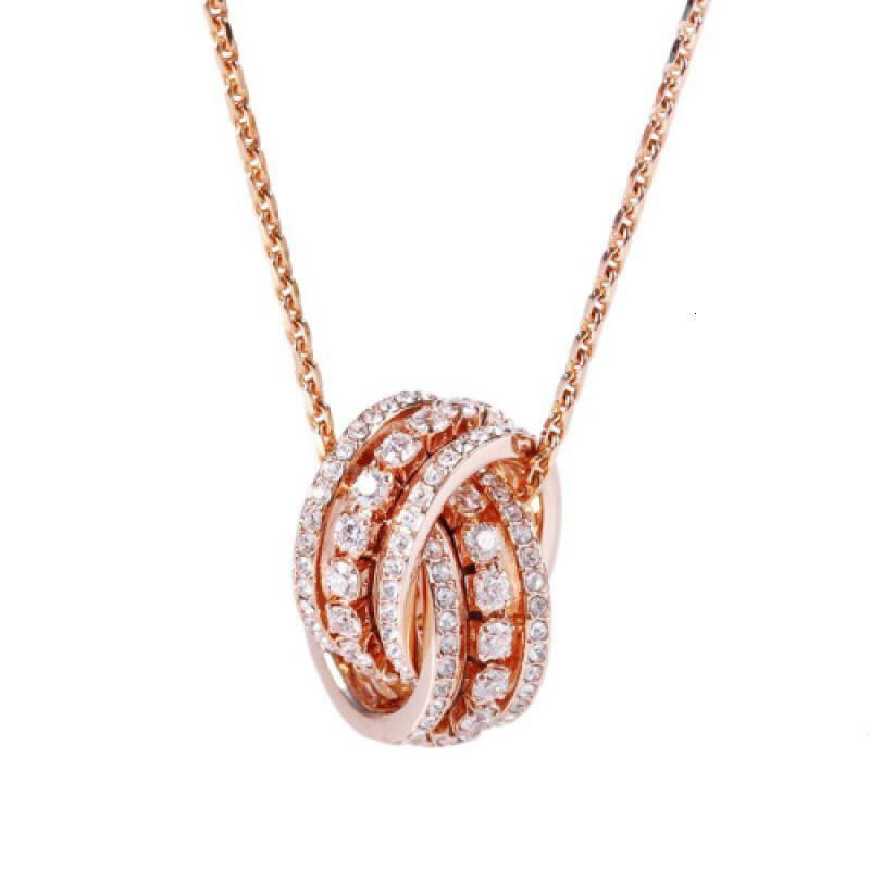 swarovski施华洛世奇hollow链坠时来运转项链女锁骨链女送女友项链