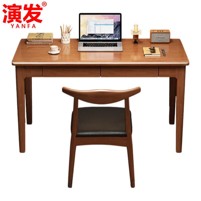 演发 电脑桌120*40*75cm+椅 套