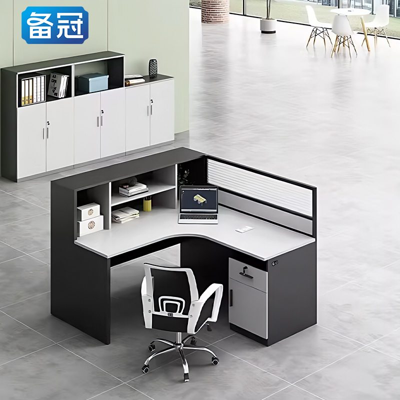 备冠 屏风工位 1400*1200*1100mm含柜椅 套