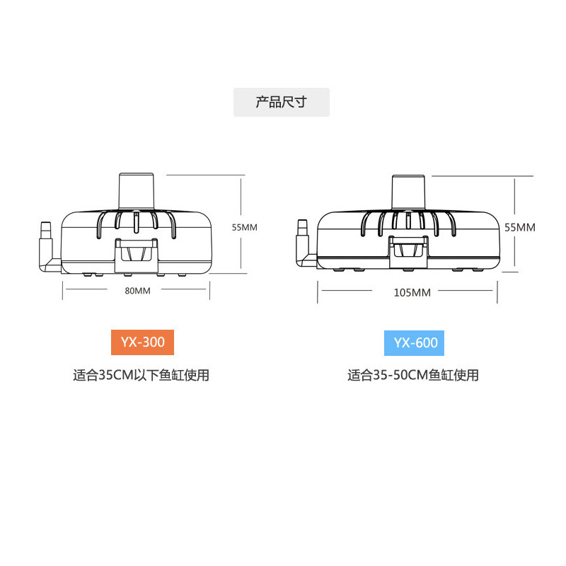 超薄水妖精过滤器低水位无动力气动乌龟缸鱼缸水族箱净水精灵高清大图