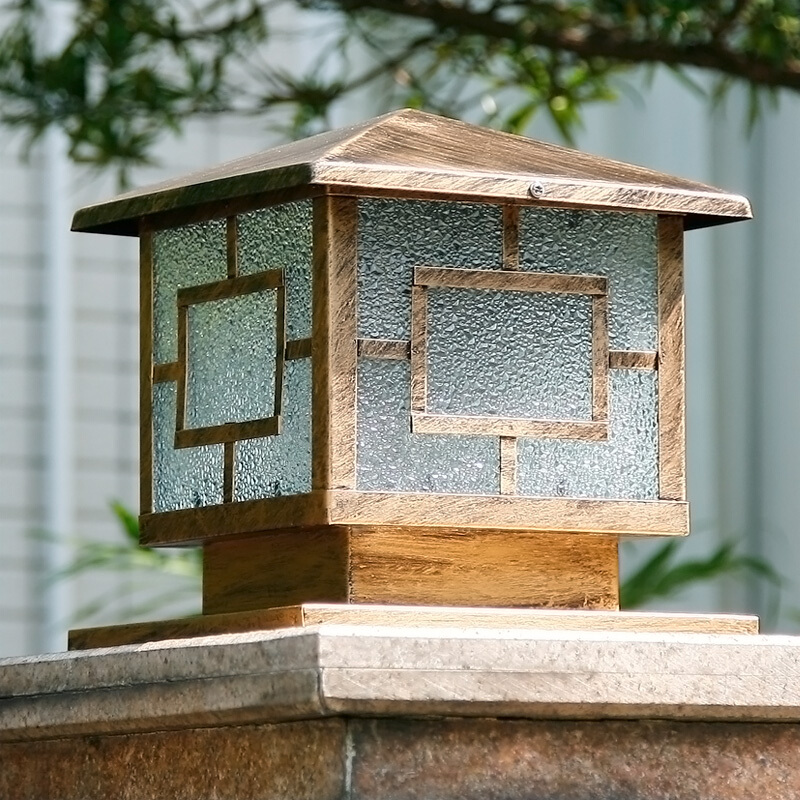 中字柱头灯围墙灯柱墙头灯大灯庭院灯户外灯防小区别墅led