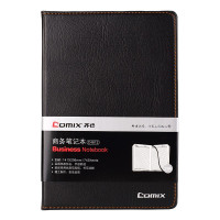 齐心简约系列皮面本C4612 25K 74张 黑色(单位:本)