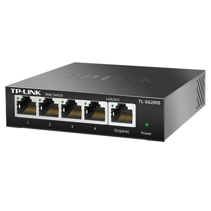 TP-LINK TL-SG2005 5口全千兆Web网管交换机 单位：台