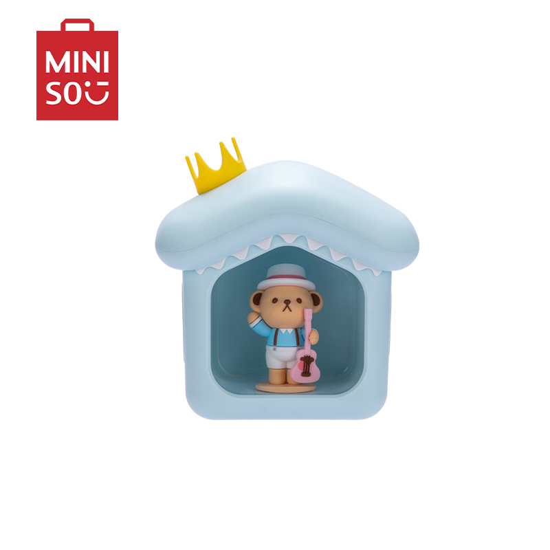名创优品(miniso) 泰迪珍藏系列LED发光装饰摆件 型号:LT-A2093(蓝色)