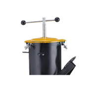 得力工具DL2600 脚踏式注油器6L脚踩式高压黄油机脚踏黄油枪注油机
