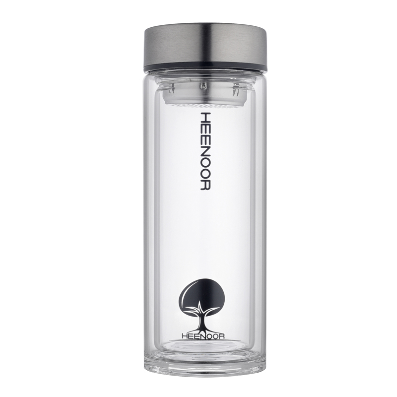 希诺XN-6600 玻璃杯双层便携水晶杯子 180ml
