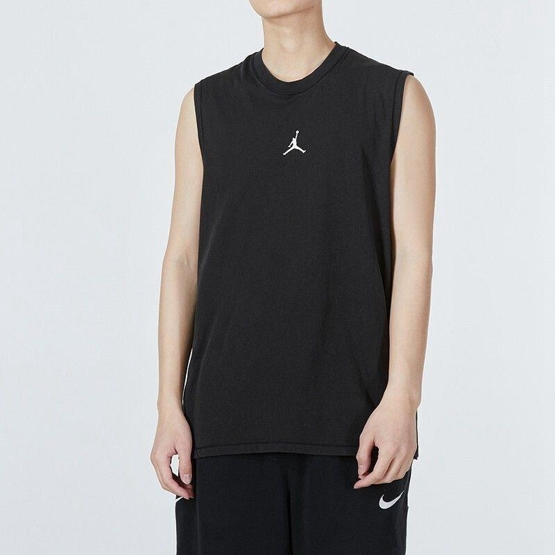 Nike/耐克背心JORDAN运动休闲舒适透气针织圆领男装DM1828-010 Z