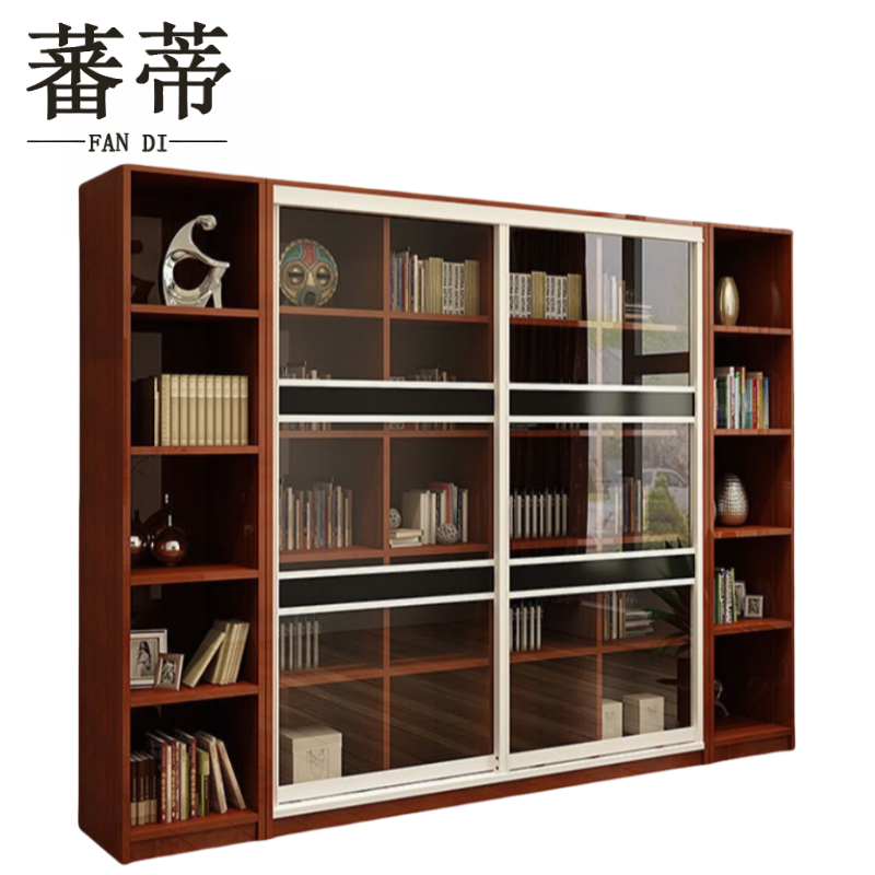 蕃蒂书柜1.6米 套高清大图