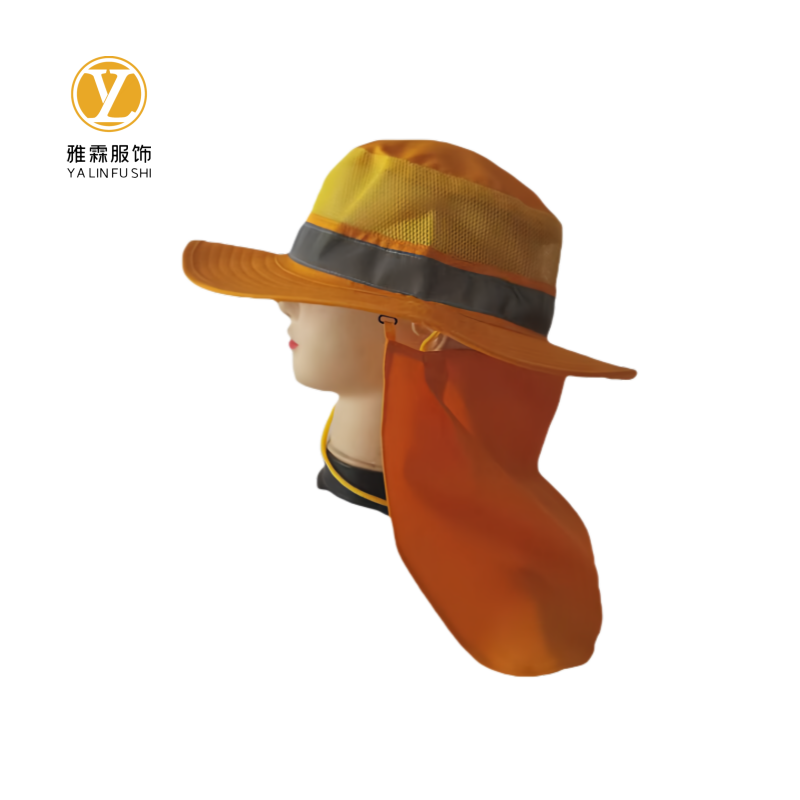 雅霖服 黄色遮阳帽YLF-ZYM250625 顶高清大图