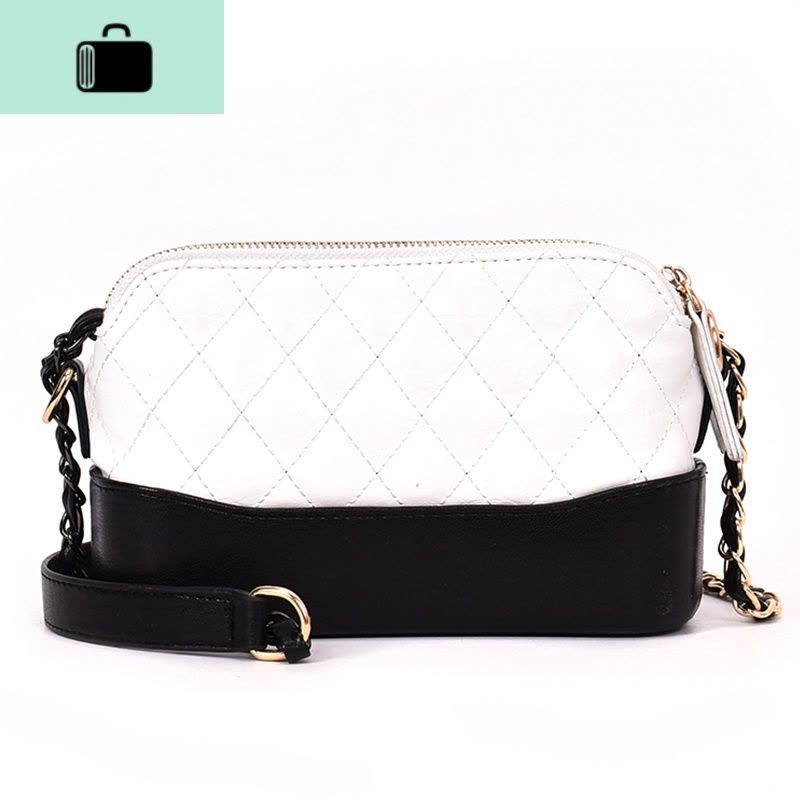 春季女包包2020新款潮菱格链条贝壳包韩版百搭单肩ulzzang斜挎包NEW LAKE女斜挎包图片
