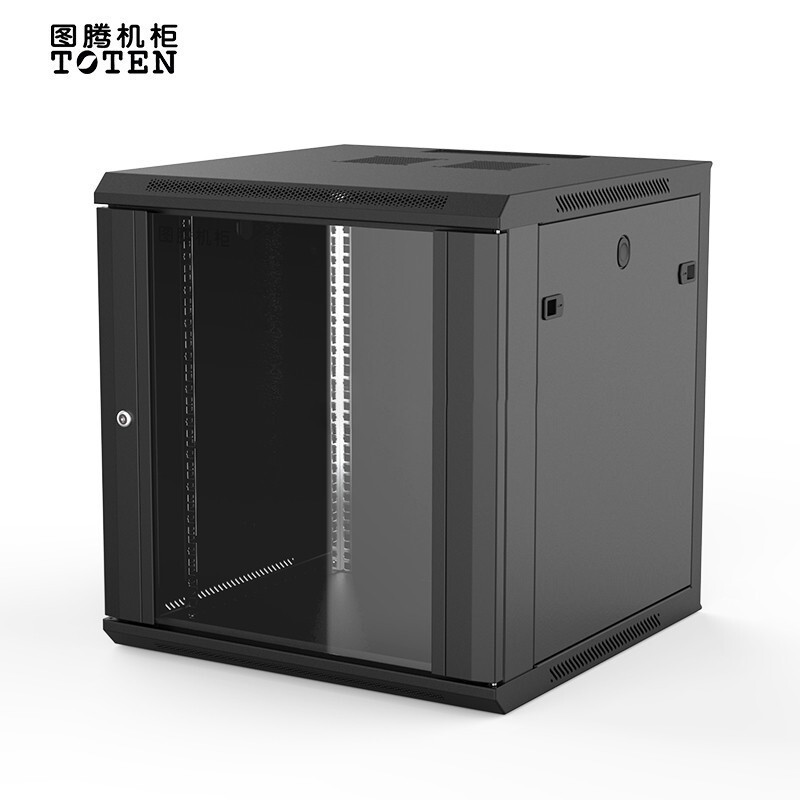 图腾totenw266129001x挂墙柜网络机柜19英寸小机柜黑色60060012u单位