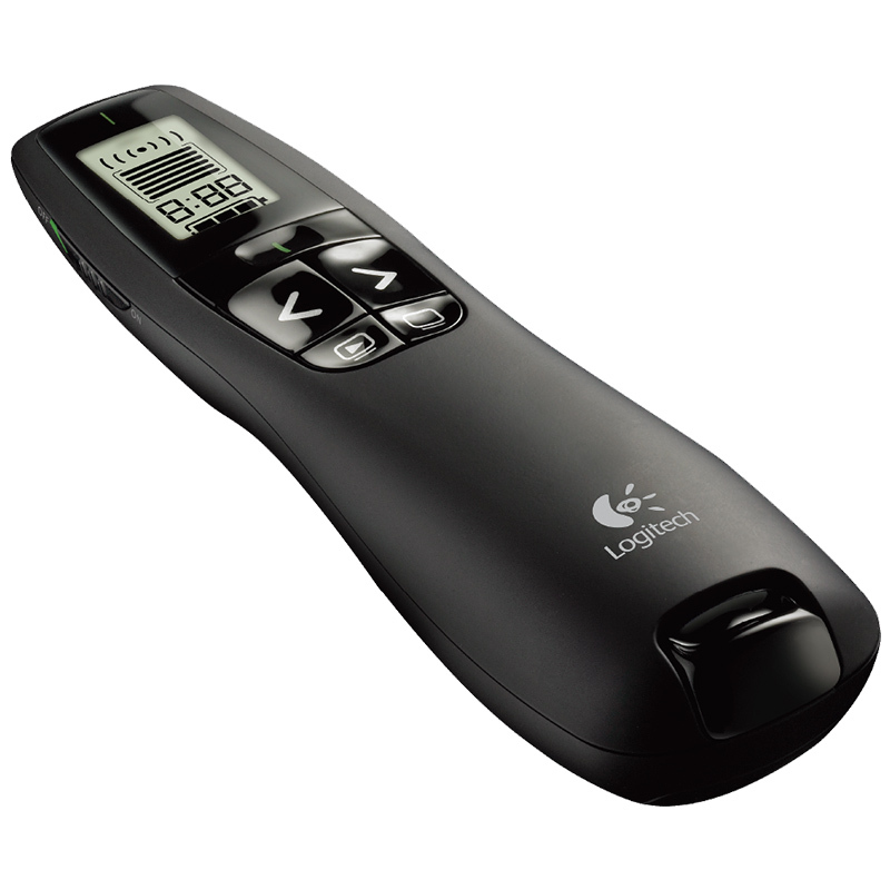 罗技(Logitech) R400 无线演示器 ppt翻页笔 演示笔激光笔电子笔 投影仪遥控笔 十年经典