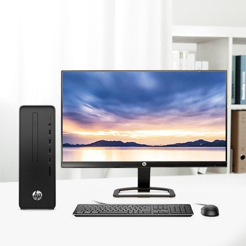 惠普(HP) 战66 商用办公台式电脑主机(i3-10100 16G 512GSSD WiFi蓝牙 Win10 Office)23.8英寸显示屏图片