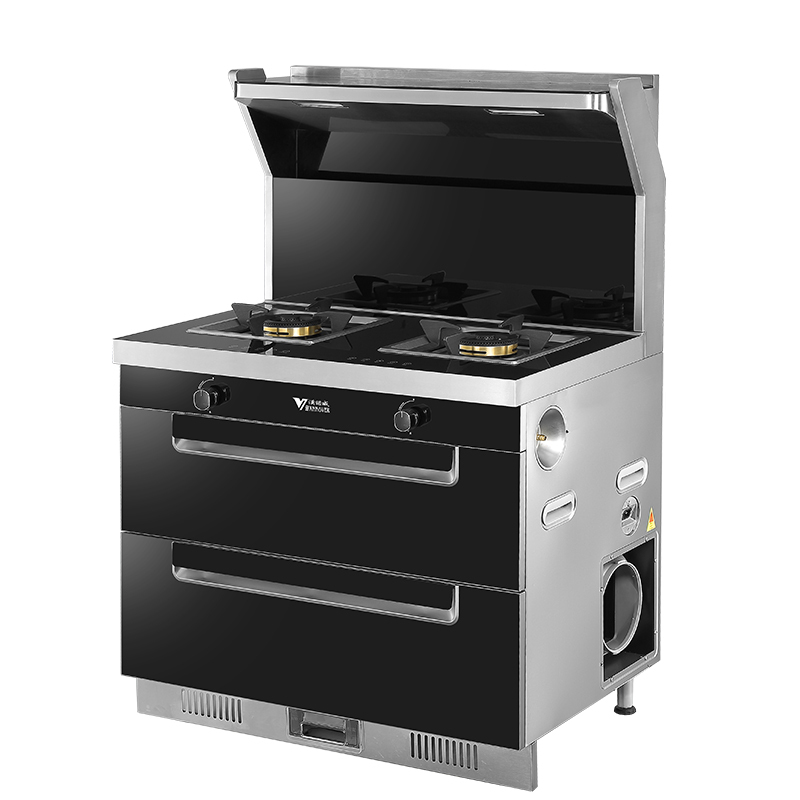 汉诺威智能烟灶消集成灶v95左右定时自动清洗恒温台