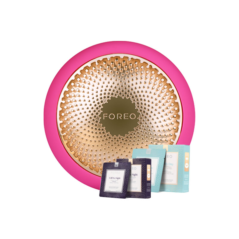 斐珞尔(FOREO)面膜仪 智臻 美容仪 面膜机 UFO樱桃红+52盒面膜礼盒定制版(陈伟霆同款)