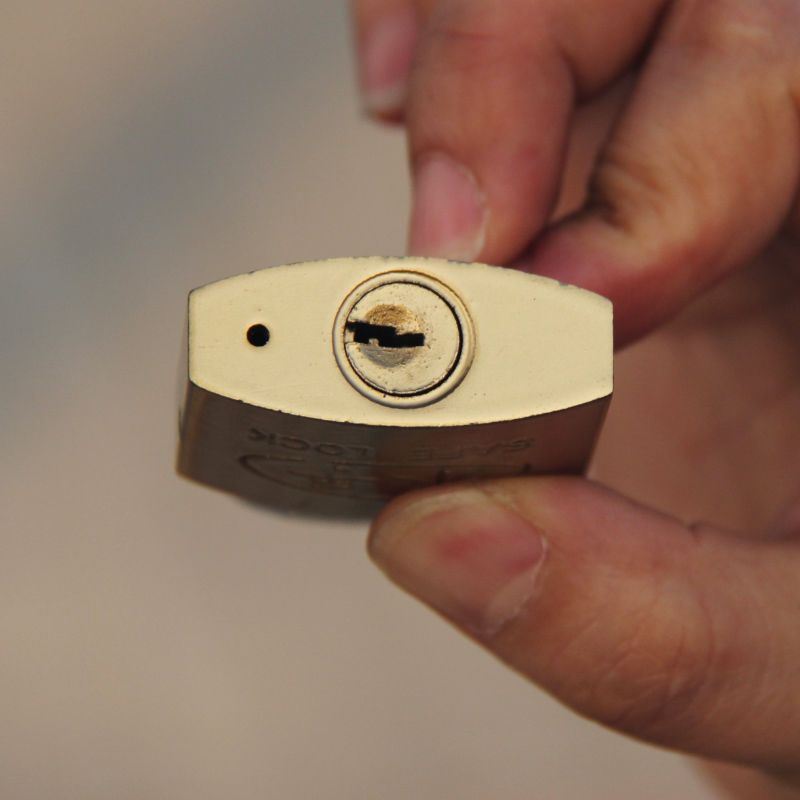 学生宿舍挂锁9把钥匙宿舍门挂锁寝室门锁直开锁防水防锈家用门锁头