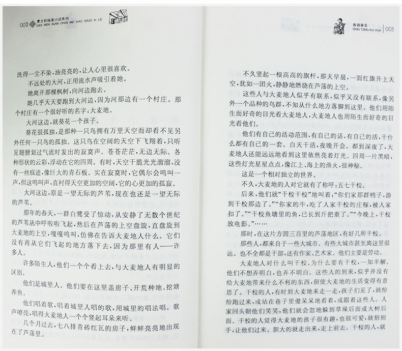 [正版]曹文轩纯美小说系列 青铜葵花 青少年儿童语文课外阅读大全书籍 童书 现当代小说 故事书 小学生三年级四年级五年高清大图