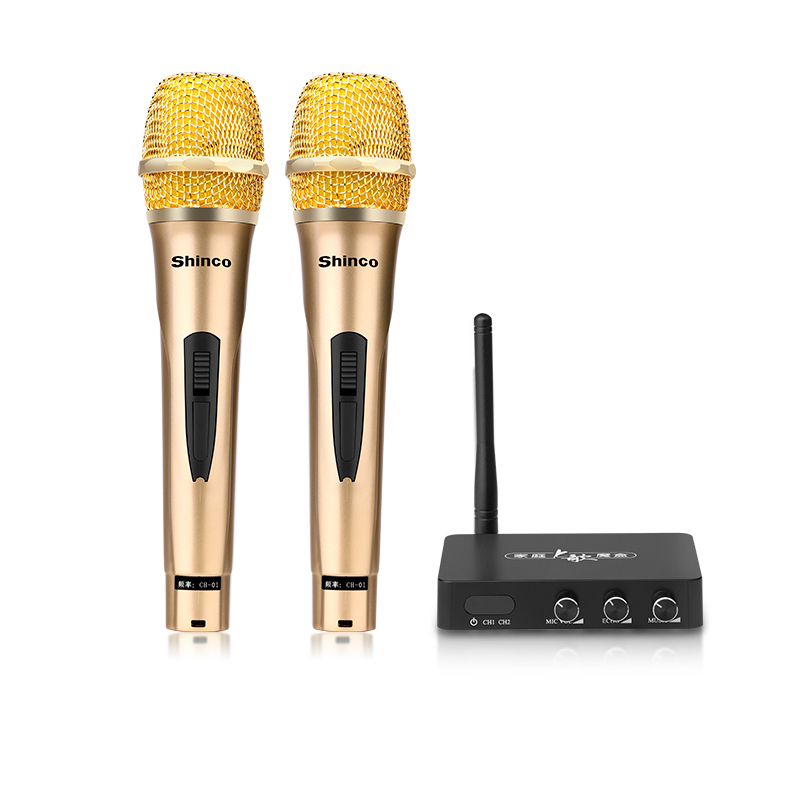 新科h52无线话筒麦克风家用户外广场唱歌专业u段防啸叫内置充电电池