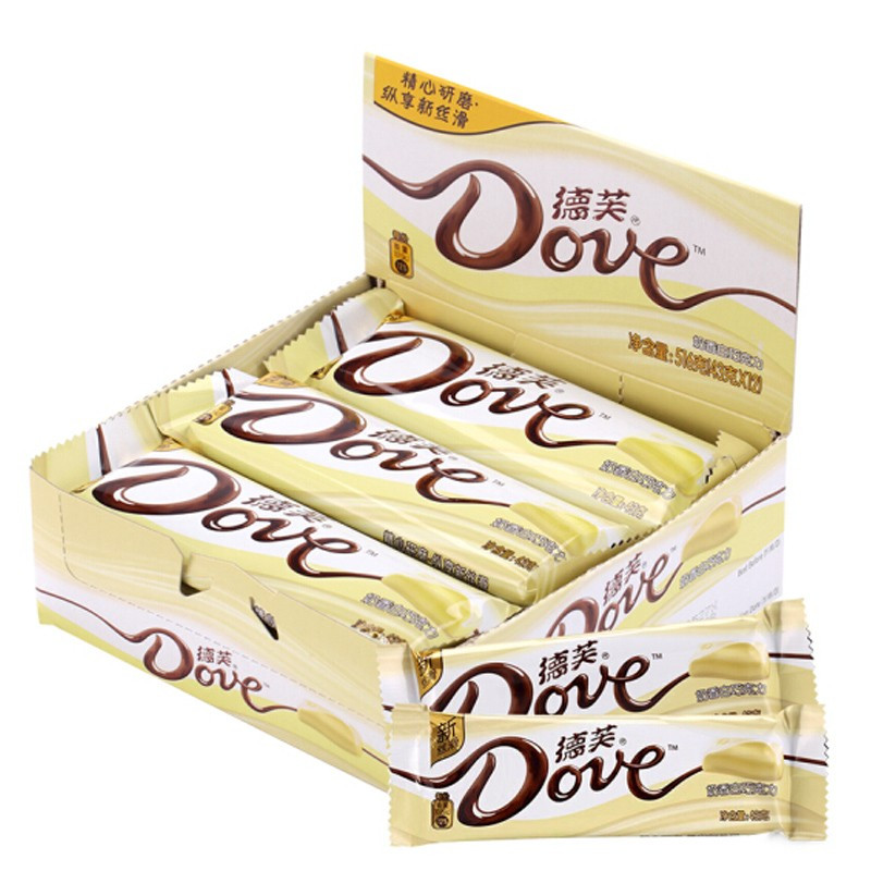 玛氏德芙dove巧克力奶香白