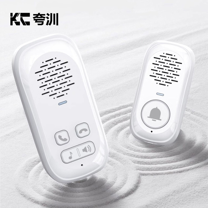 夸汌 无线语音对讲门铃 白色 套高清大图