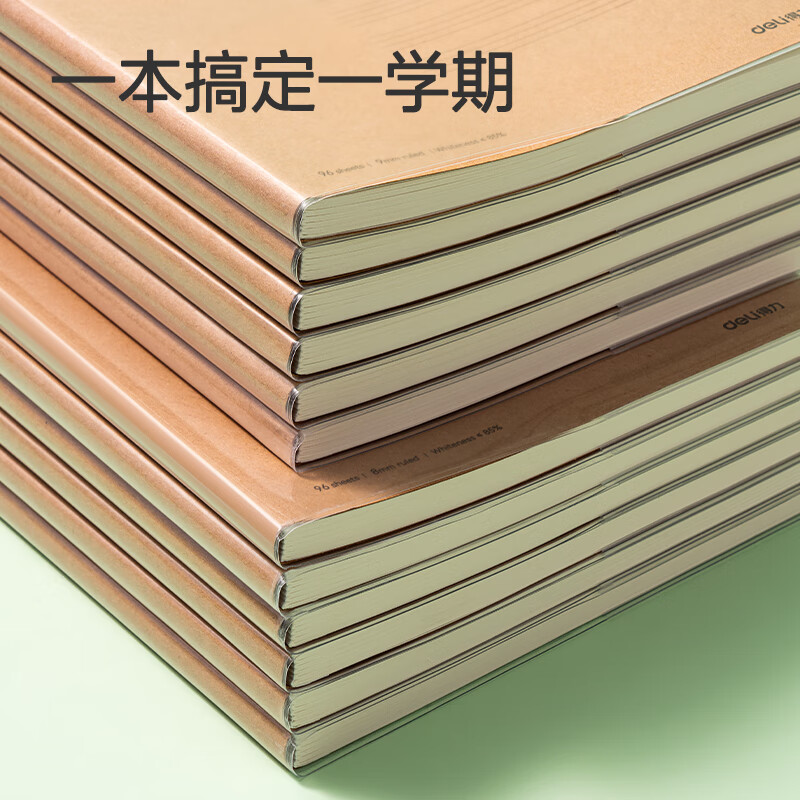 得力 T1696 胶套本(英语)4本/包高清大图