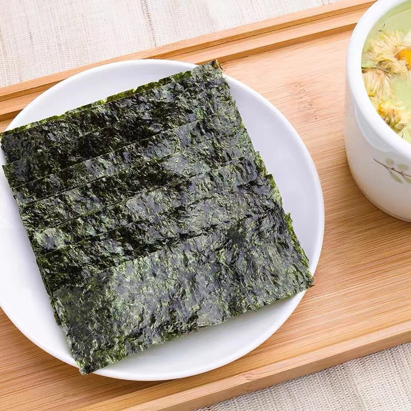波力 原味海苔 100g +蔓越莓夹心脆 96g(约148包)桶装 儿童即食零寿司紫菜拌饭
