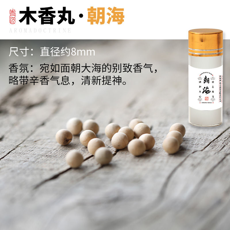 古风小香囊镂空香薰球随身佩戴汉服香囊腰配流苏挂迷你香丸球吊坠 [木香丸]潮海(仅香丸不含香囊球)