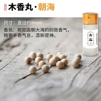 古风小香囊镂空香薰球随身佩戴汉服香囊腰配流苏挂迷你香丸球吊坠 [木香丸]潮海(仅香丸不含香囊球)