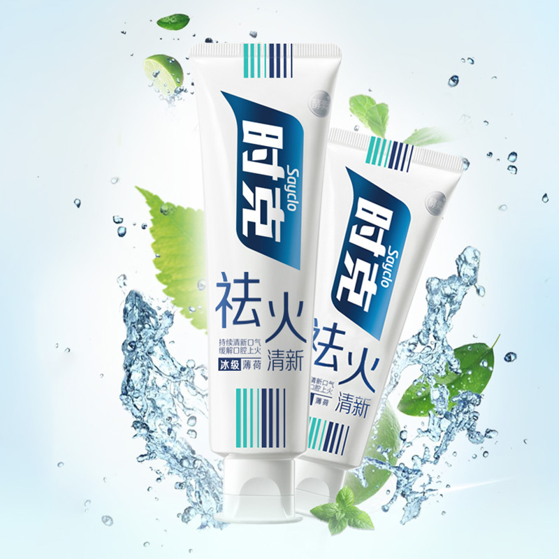 时克 祛火清新牙膏100g（薄荷香型）