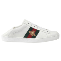 古驰(GUCCI) 白色皮革男士休闲/运动鞋 小白鞋 印花白鞋 473762-A9L60-9067
