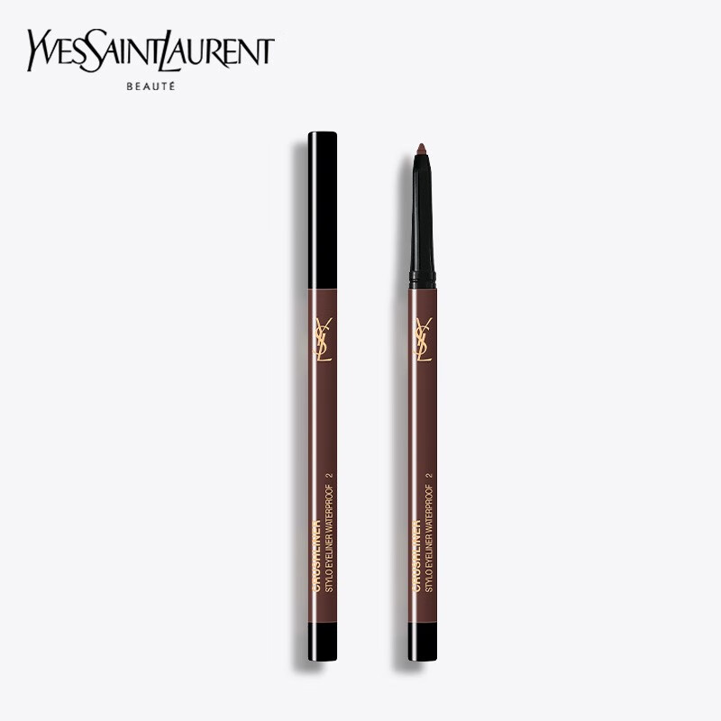圣罗兰(YSL)全新高定眼线笔 防水防晕染持久不掉色哑光 N°2深邃棕高清大图