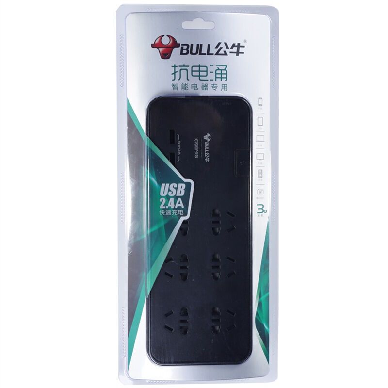 公牛 智能抗电涌USB插座 GN-H306U