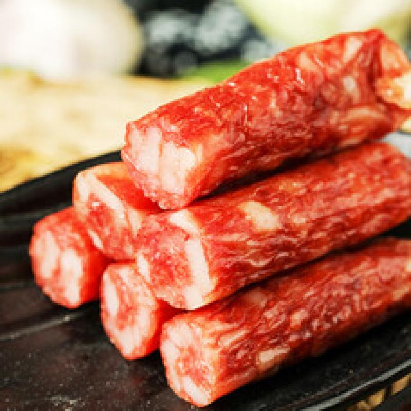 美缀美 重庆非遗特产城口腊肉国潮风川味麻辣广味香肠烟熏手工端午送礼 手工广式腊肠400g[非遗国潮]高清大图