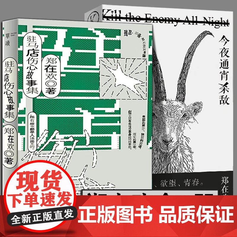 驻马店伤心故事集/今夜通宵杀敌 郑在欢作品集当代文学小说中国版米格尔街小城畸人正版图书籍上海文艺出版社另著团圆总在离散前高清大图