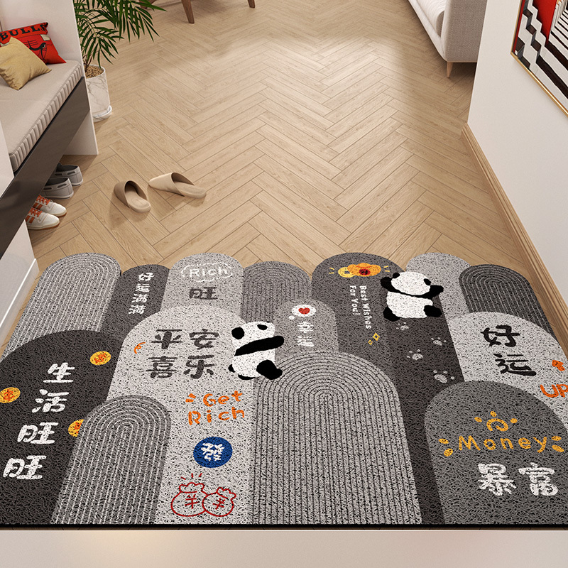 入户门丝圈地垫进门家用耐磨门垫门口可裁剪蹭土脚垫玄关防滑地毯
